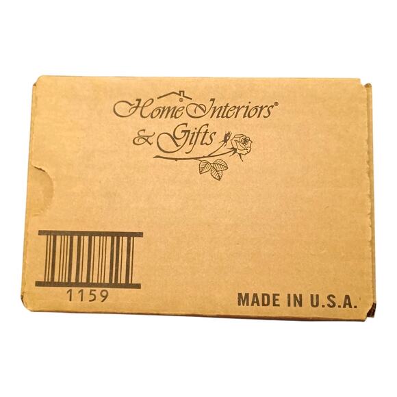 Home Interior Vintage 1970's Wooden Framed Set If 2 Mirrors New In Box USA Made - Picture 4 of 8